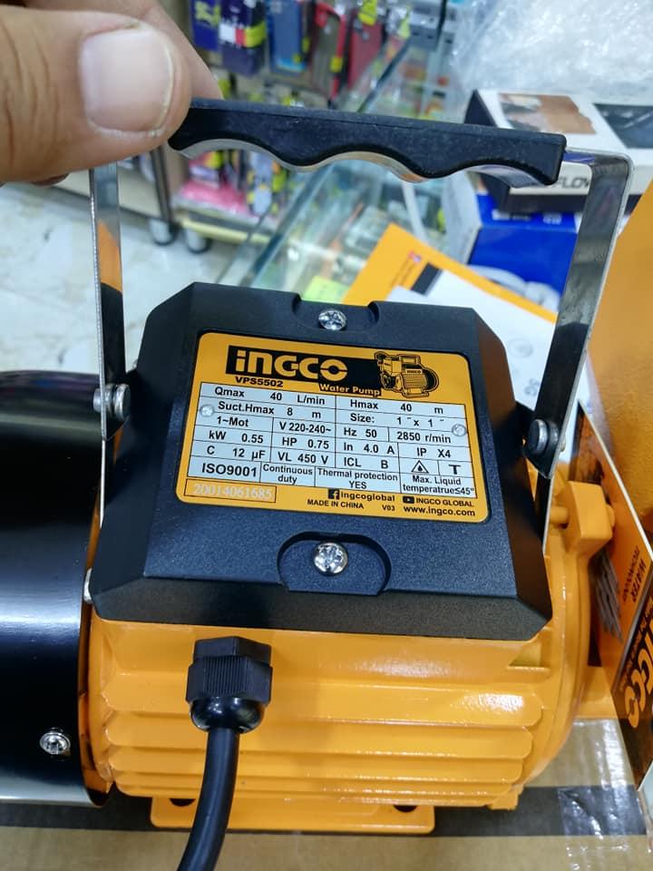 MÁY BƠM NƯỚC 550W 40L/P INGCO VPS5502 - HÀNG CHÍNH HÃNG