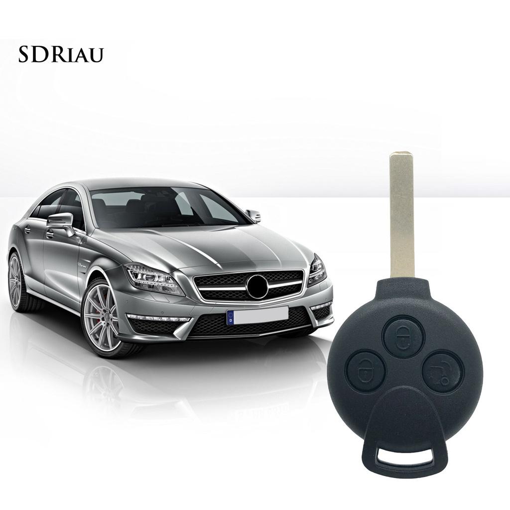 Vỏ Chìa Khóa Điều Khiển Từ Xa 3 Nút Cho Mercedes-Benz Smart Fortwo