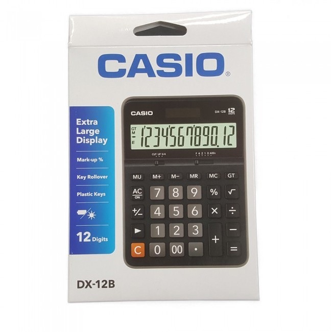 Máy tính Casio DX-12B, Bảo hành 7 năm - Hàng chính hãng Bitex