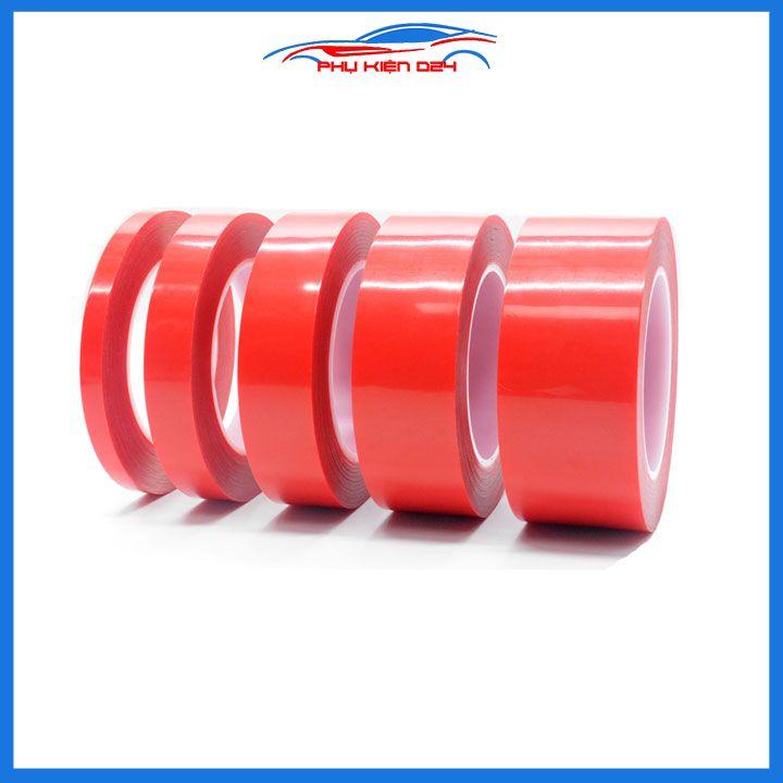 Băng dính 2 mặt trong suốt Acrylic chống thấm dài 3 mét rộng 5mm/6mm/8mm/10mm/12mm/15mm/20mm/25mm/30mm