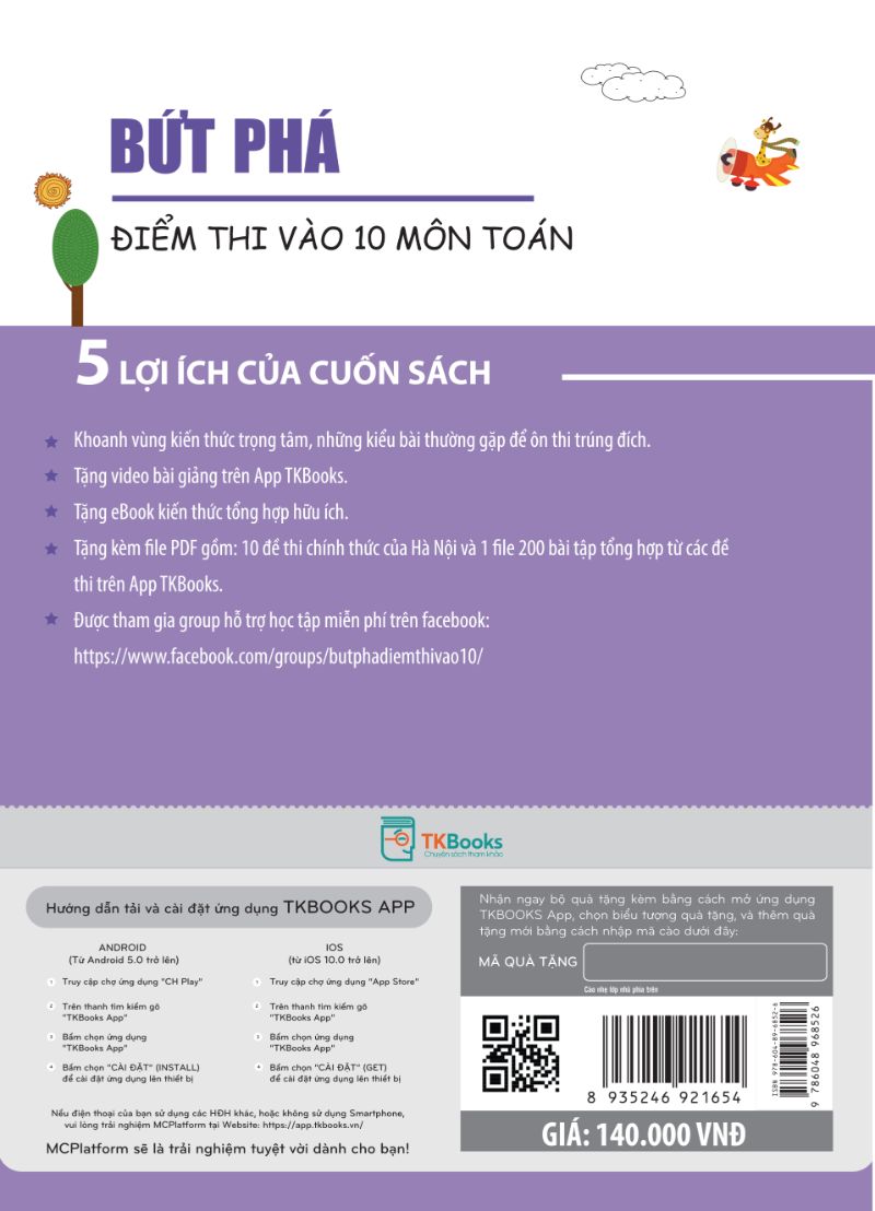 Bứt Phá Điểm Thi Vào 10 Môn Toán - Chắc Kiến Thức, Tư Duy Nhanh, Thi Là Đỗ