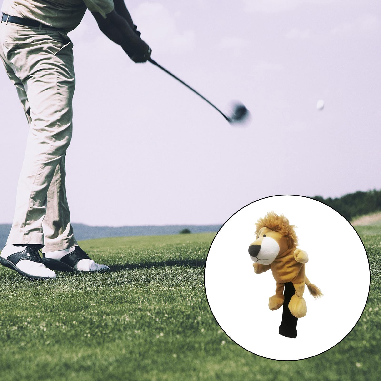 2 Pieces Golf Club Headcover Wood Driver Head Cover Protector Sleeves