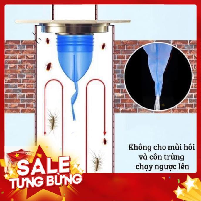 Ống chặn mùi hôi cống bộ nắp phễu thoát sàn chống trào ngược ngăn côn trùng khử mùi đường thoát nước .......