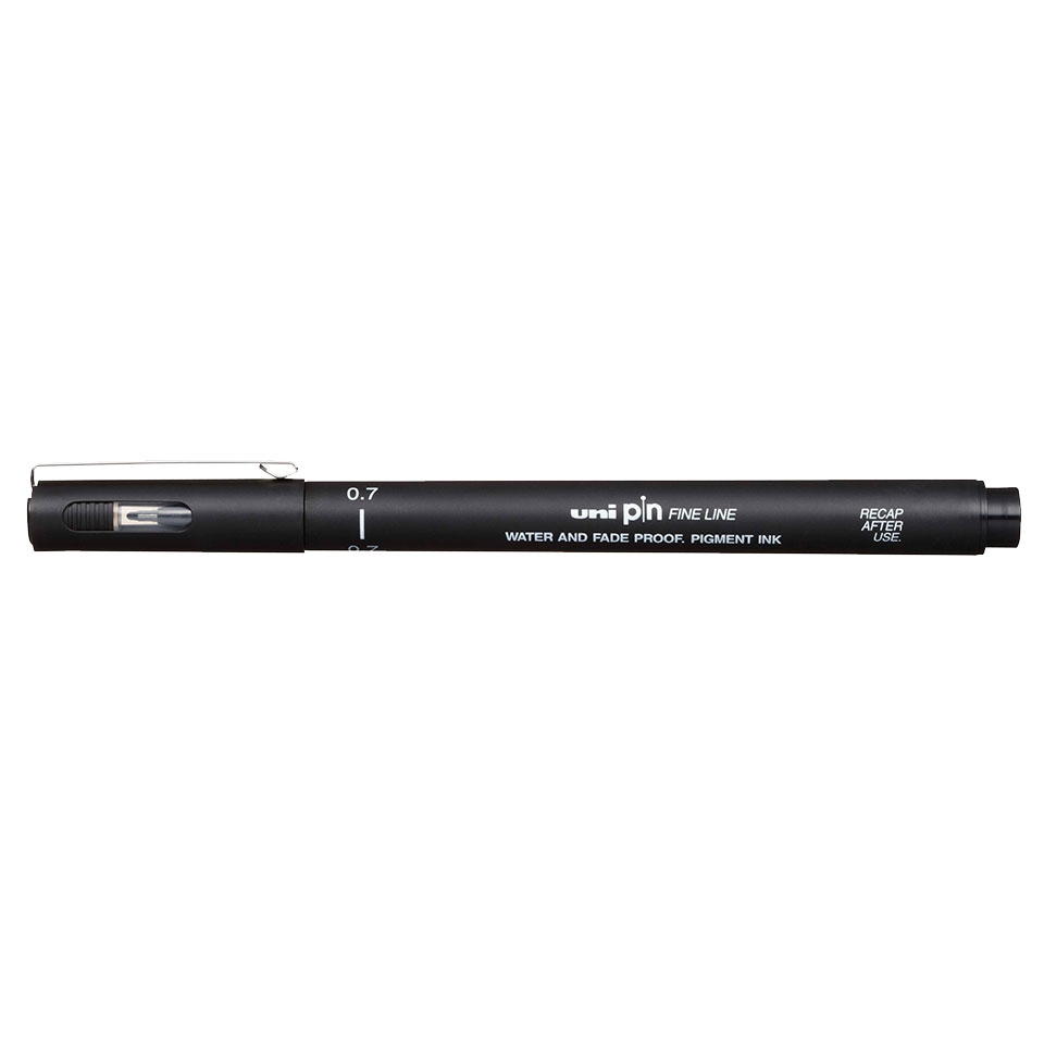 Bút Kỹ Thuật Uni Fine Line PIN 07-200 - Mực Đen
