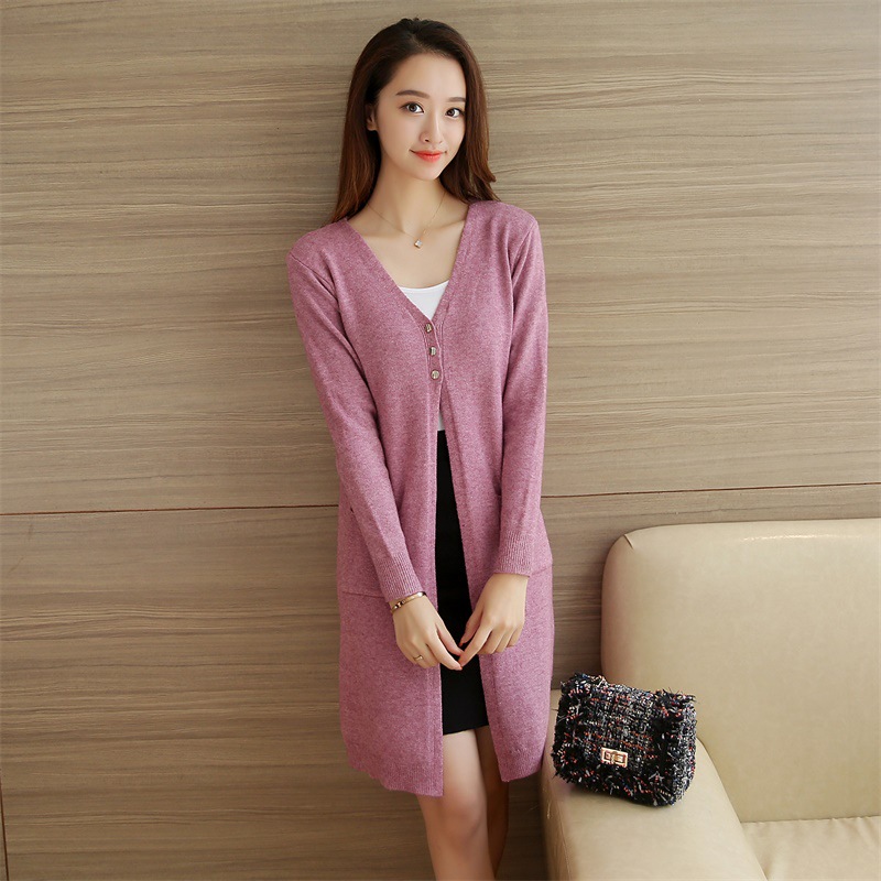 Hình ảnh Áo cardigan nữ phối cúc Haint Boutique ak33.tím