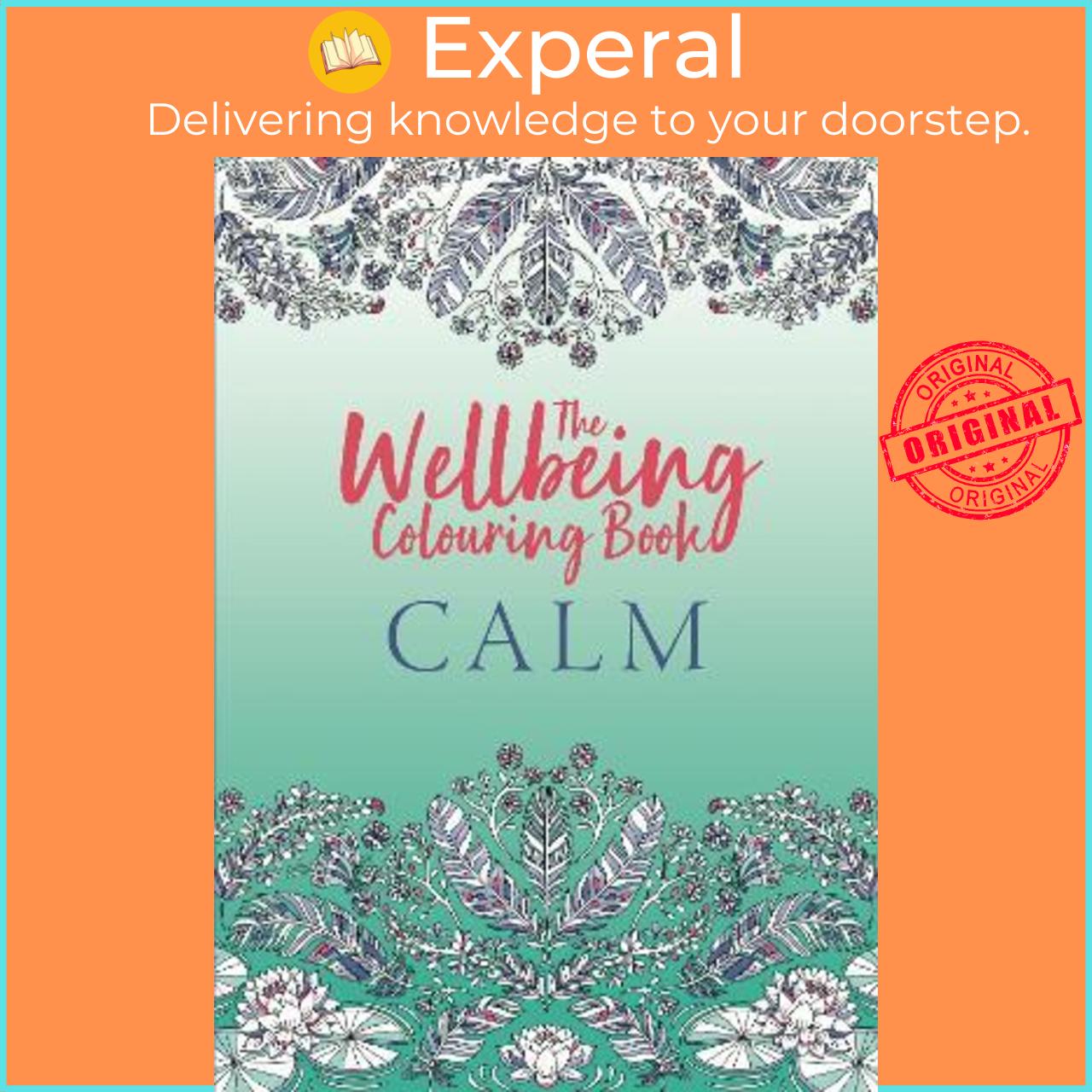 Sách - The Wellbeing Colouring Book: Calm by Michael O'Mara Books
