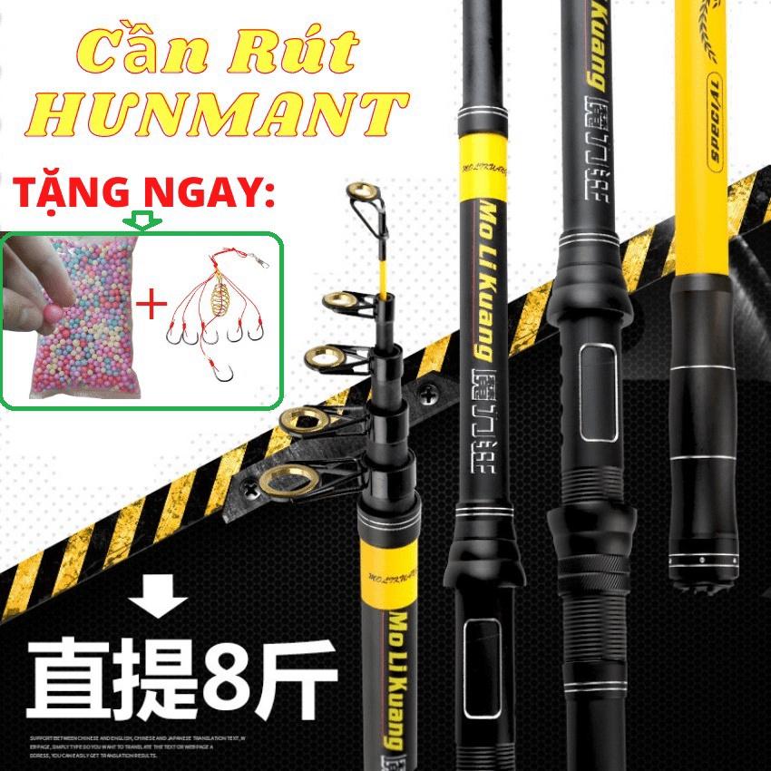 Cần Câu Máy Rút HUNTSMAN LW Giá Rẻ - Chuyên Câu Lancer, Câu lục gần bờ, .... - Đồ Câu DHS