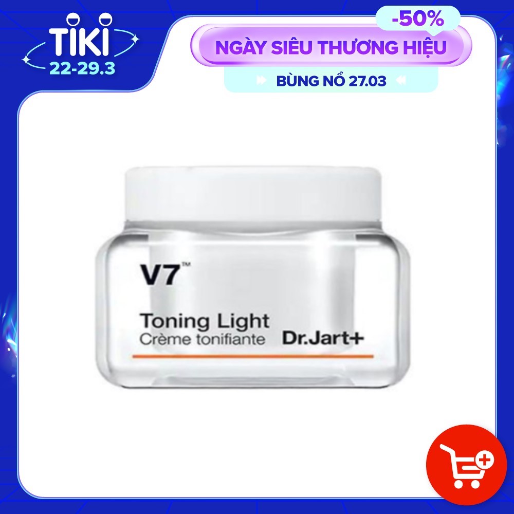 Kem Dưỡng Trắng, Tái Tạo Da, Hỗ Trợ Trị Thâm Mụn, Nám Da Dr.Jart+ V7 Toning Light 15ml