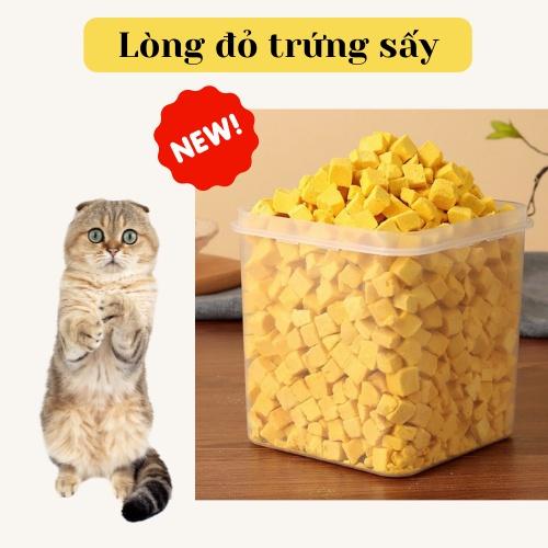 Lòng đỏ trứng sấy dành cho cún/mèo/hamter