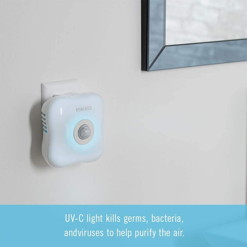 Máy lọc không khí diệt khuẩn công nghệ UV-C/ION Homedics AP-P20- Hàng chính hãng