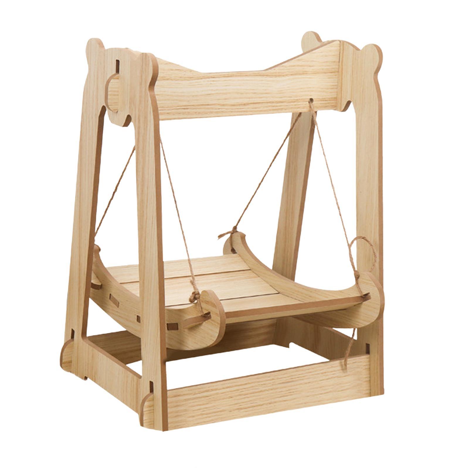 Cat Hammock Bed Lounger Scratching Rope Pet Hanging Swing for Rabbit Kitten