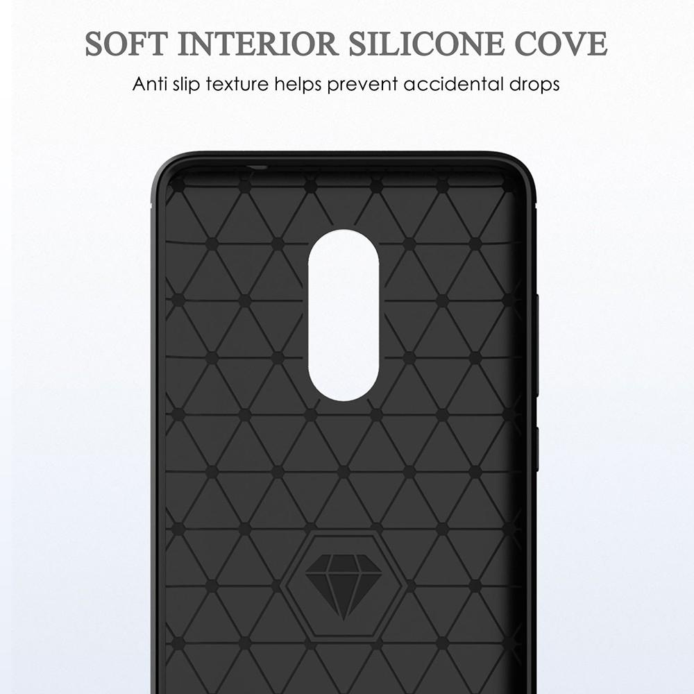 Ốp lưng cho Xiaomi Redmi Note 4 4X dẻo Carbon phay xước chống sốc chống vân tay