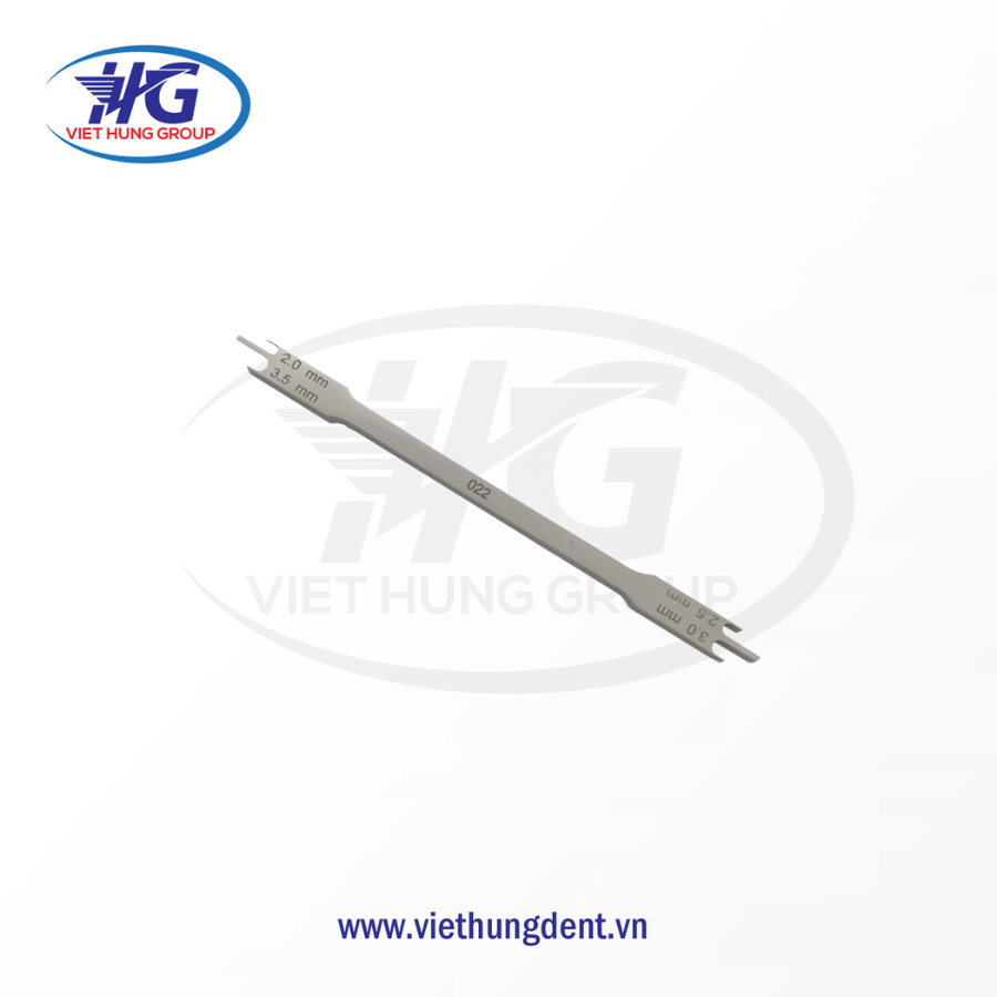 Thước Đo Mắc Cài Thẳng PMC ORTHO - VIỆT HÙNG GROUP - 2.0 &gt; 3.5