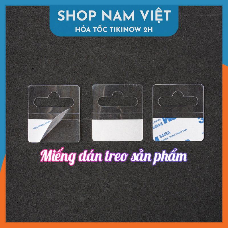 Miếng Dán Nhựa Đục Lỗ Để Treo Sản Phẩm, Vật Dụng