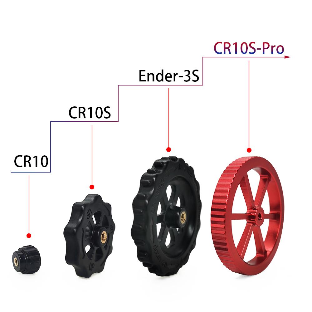 4 Nền Nhôm San Bằng Tay Xoắn Đai Ốc Lò Xo Cho CREALITY Ender 3/3 Pro/3 V2, Ender 5/5 Plus Máy In 3D Heatbed Phần