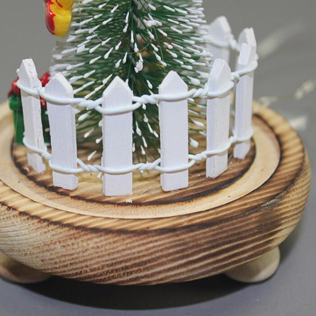 Christmas LED USB Night Light Xmas Tree Glass