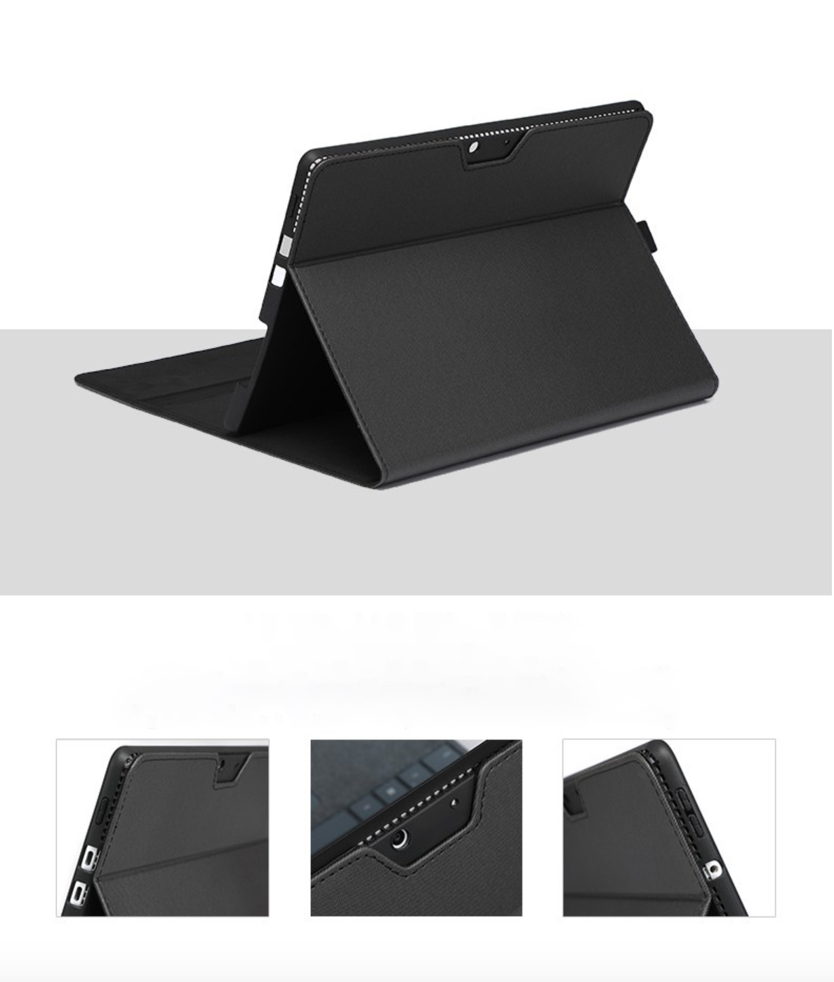 Bao da chống sốc dành cho Surface Pro 4.5.6.7.8.9.X kèm ví đựng sạc chuột cao cấp - Hàng chính hãng