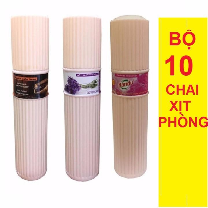 Bộ 10 chai xịt phòng khử mùi Hando 200ml