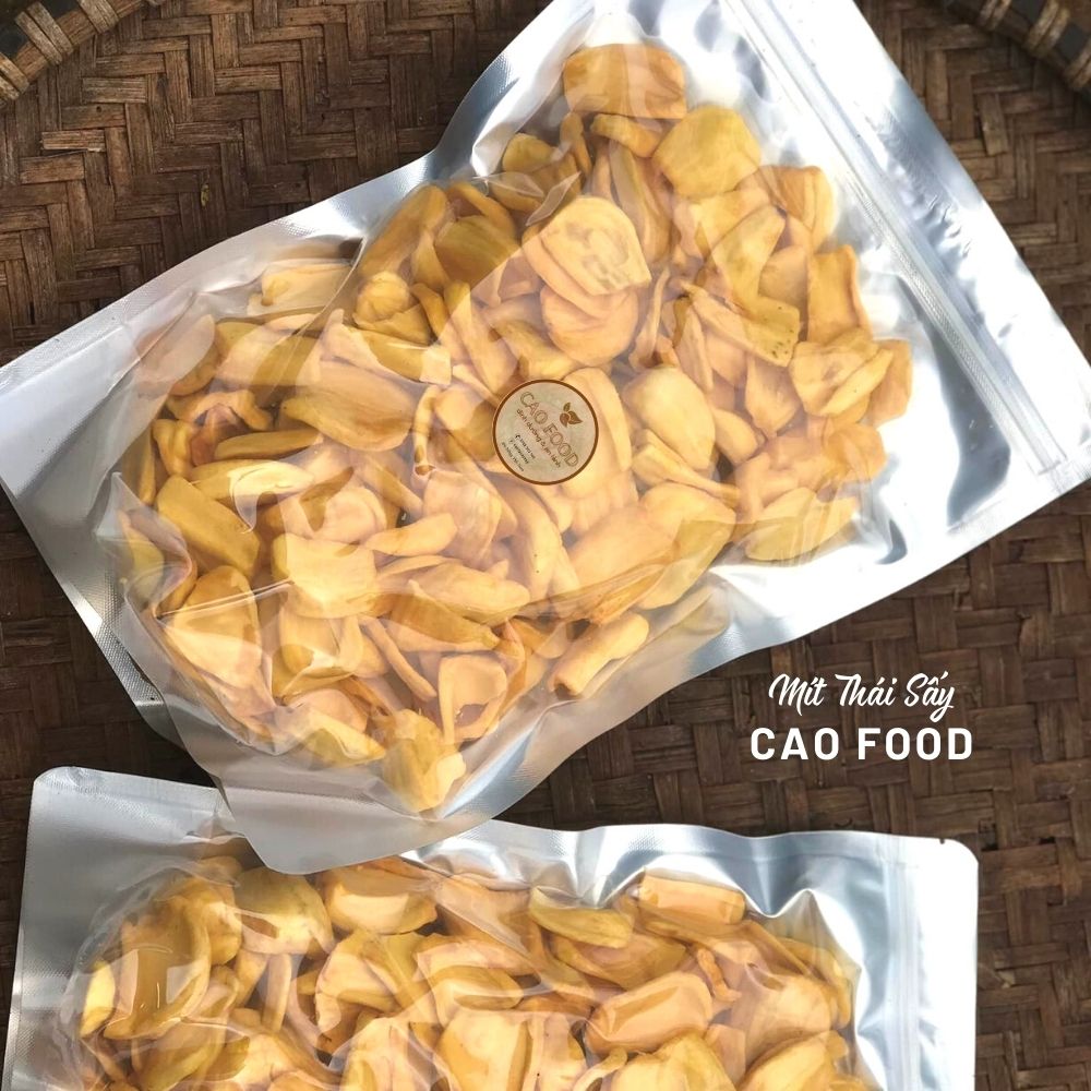 Mít thái sấy giòn CAO Food từ mít Thái tự nhiên 100% sấy giòn công nghệ cao, chất lượng ăn là ghiền!