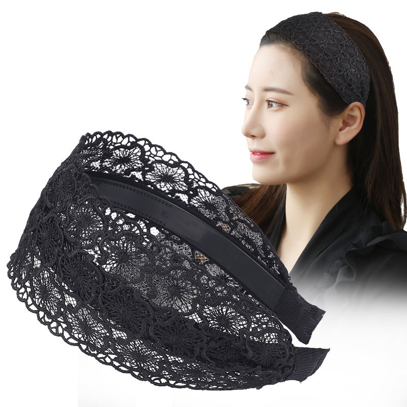 Bờm ren hoa vintage dễ thương bản to BN125 và các mẫu khác