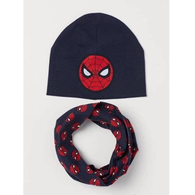 Set khăn mũ Spiderman người nhện  1-6Y