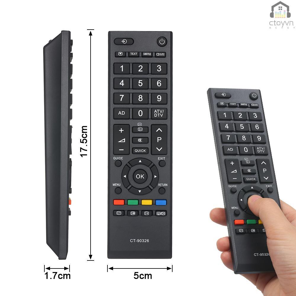 Điều khiển từ xa IR không dây tương thích với Toshiba CT-90326