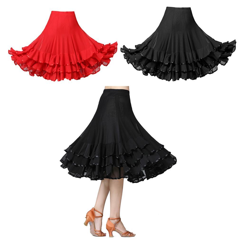 Women Ballroom Latin Tango Dance Skirt Dress Dance Skirt Hip Skirt Plate Skirt Latin Dress Costume