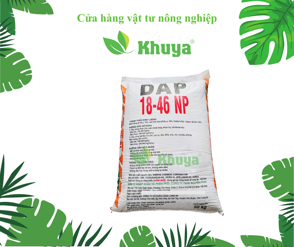 1kg lẻ Phân bón gốc DAP 18-46-0 nhập khẩu Hàn Quốc dạng hạt đen/xám