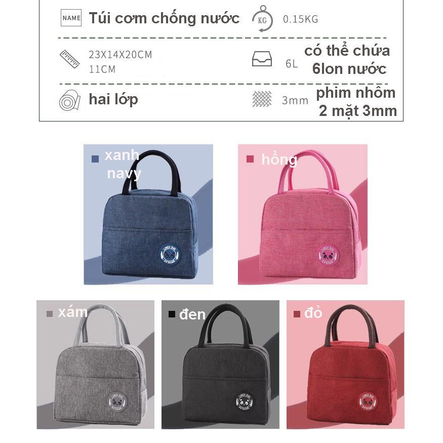 Túi Đựng Hộp Cơm Cao Cấp LUNCHBAG Vải POLYESTER