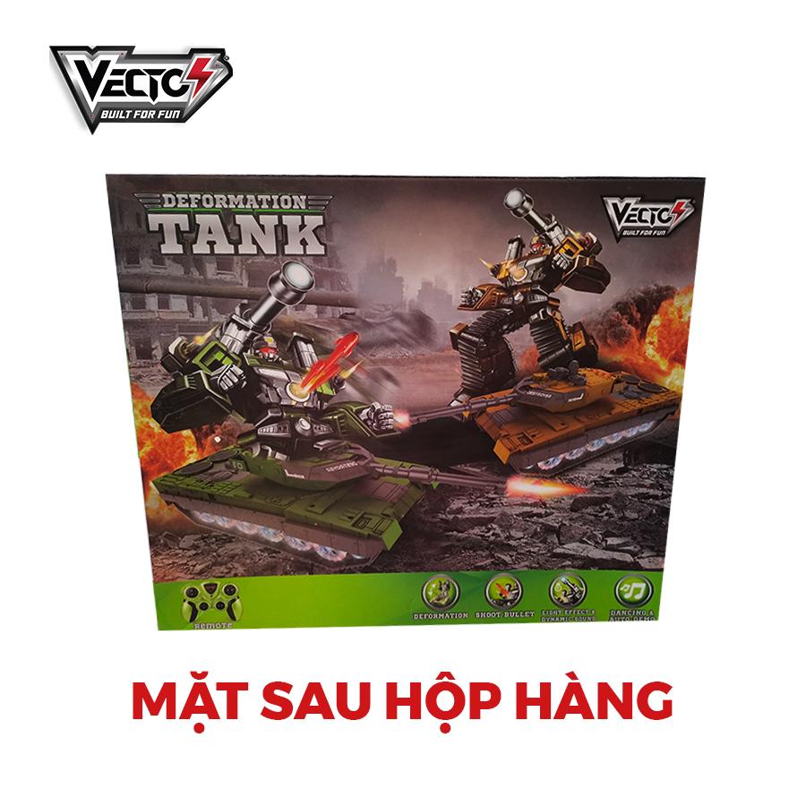 Đồ Chơi Robot Biến Hình Xe Tank Điều Khiển Từ Xa VECTO VT28165/GR