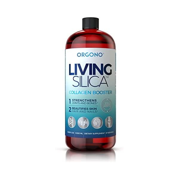 Living Silica Collagen Booster Liquid | Vegan Collagen Boosting Drink | Supports Healthy Collagen and Elastin Production for Joint & Bone Support, Glowing Skin, Strong Hair & Nails.