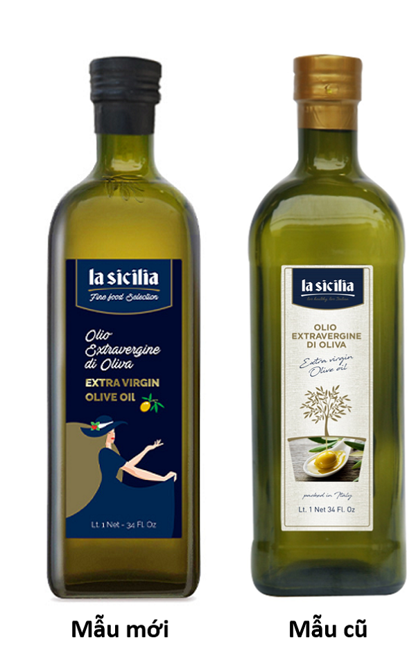 Dầu Oliu nguyên chất Extra Virgin Olive Oil La Sicilia 1 lít [Hàng chính hãng-NK Ý]