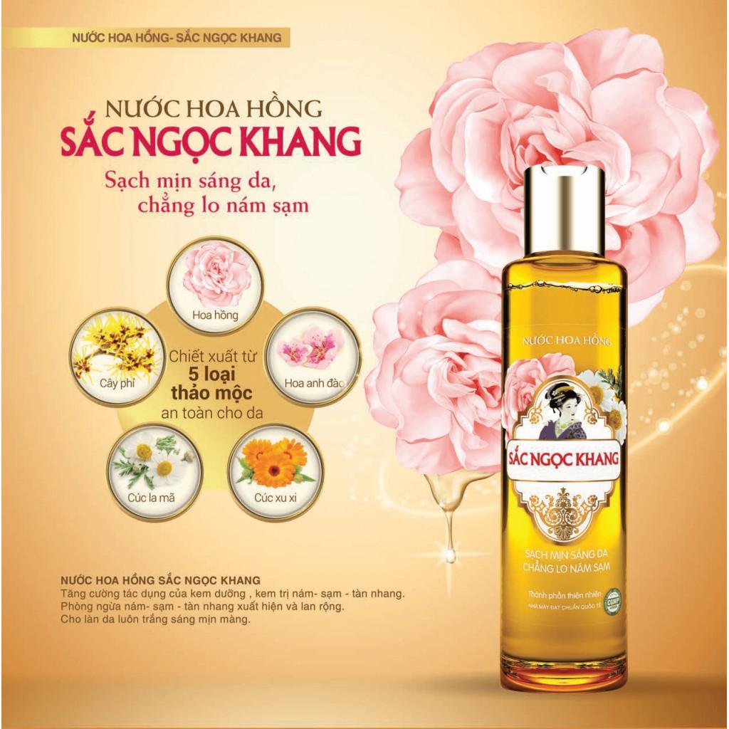 Combo 3 Chai Nước Hoa Hồng Sắc Ngọc Khang 145ml