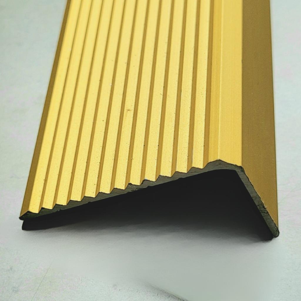 Nẹp nhôm chữ L, nẹp nhôm L45x25, nẹp chống trơn trượt bậc thang nhôm dễ thi công, hàng dày 1li