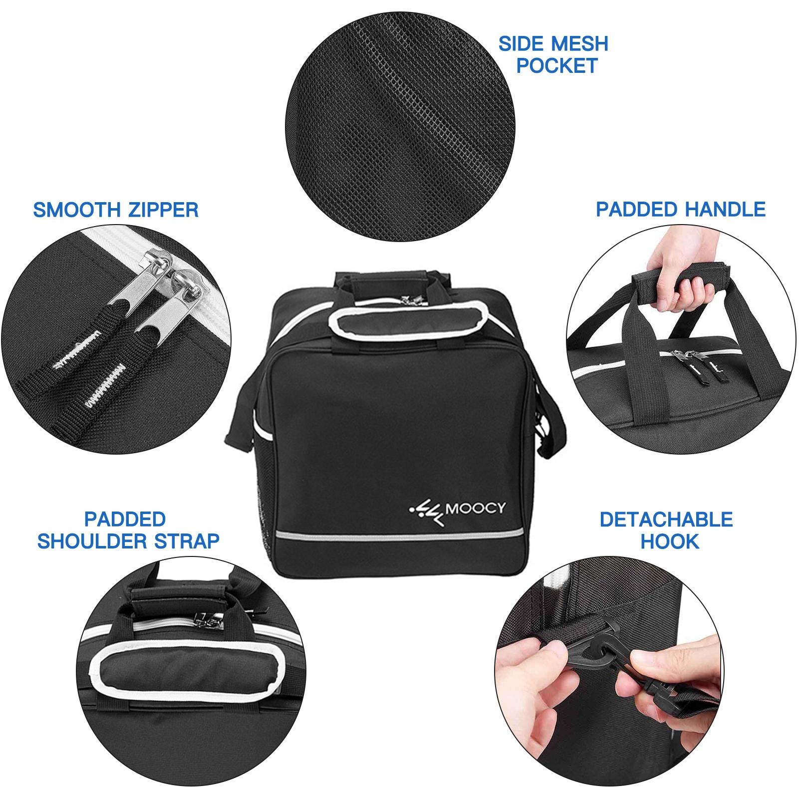 Set 2 Combo Túi Đựng Giày Trượt Tuyết Và Cây Trượt Tuyết Di Động Có Đệm Chống Thấm Nước
