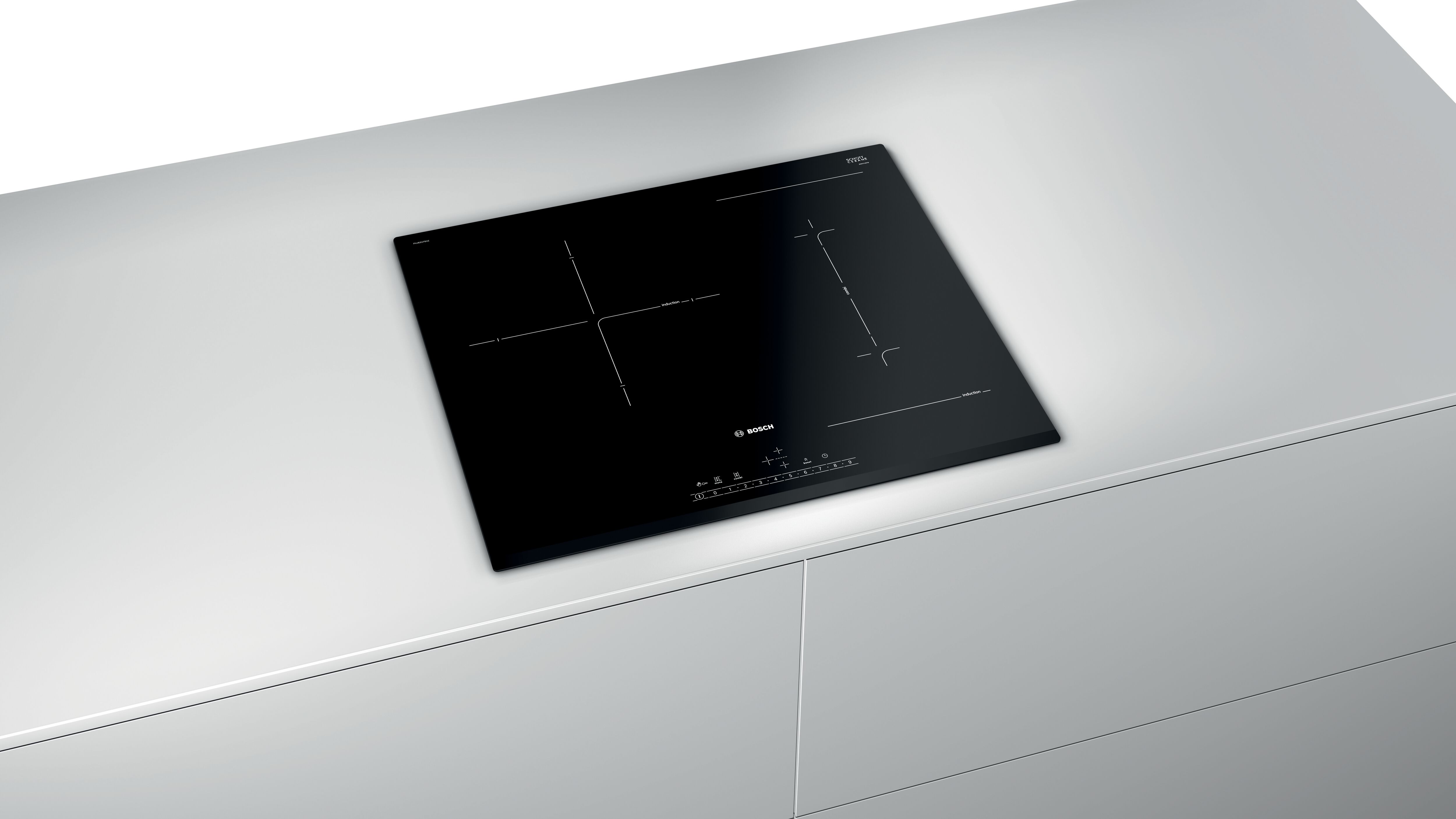 Bếp từ Bosch 3 vùng nấu PVJ631FB1E - Series 6 - Hàng chính hãng