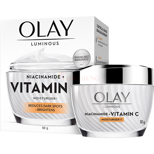 Kem dưỡng trắng da Olay Luminous Moisturiser Niacinamide + Vitamin C (50g) - Hàng chính hãng