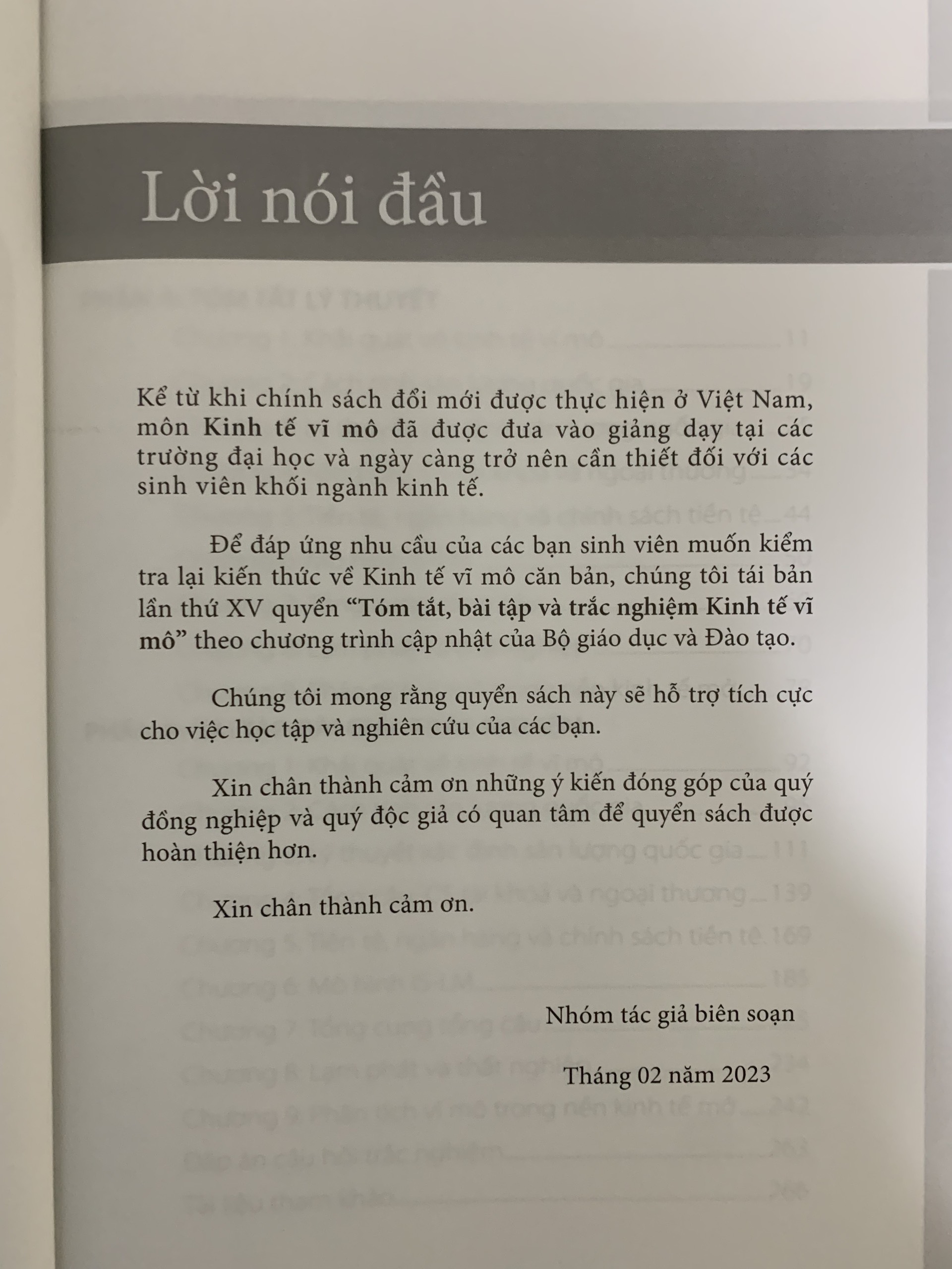 Tóm Tắt - Bài Tập - Trắc Nghiệm Kinh Tế Vĩ Mô ( TS. Nguyễn Như Ý ) - Tái Bản Lần Thứ XV - 2023