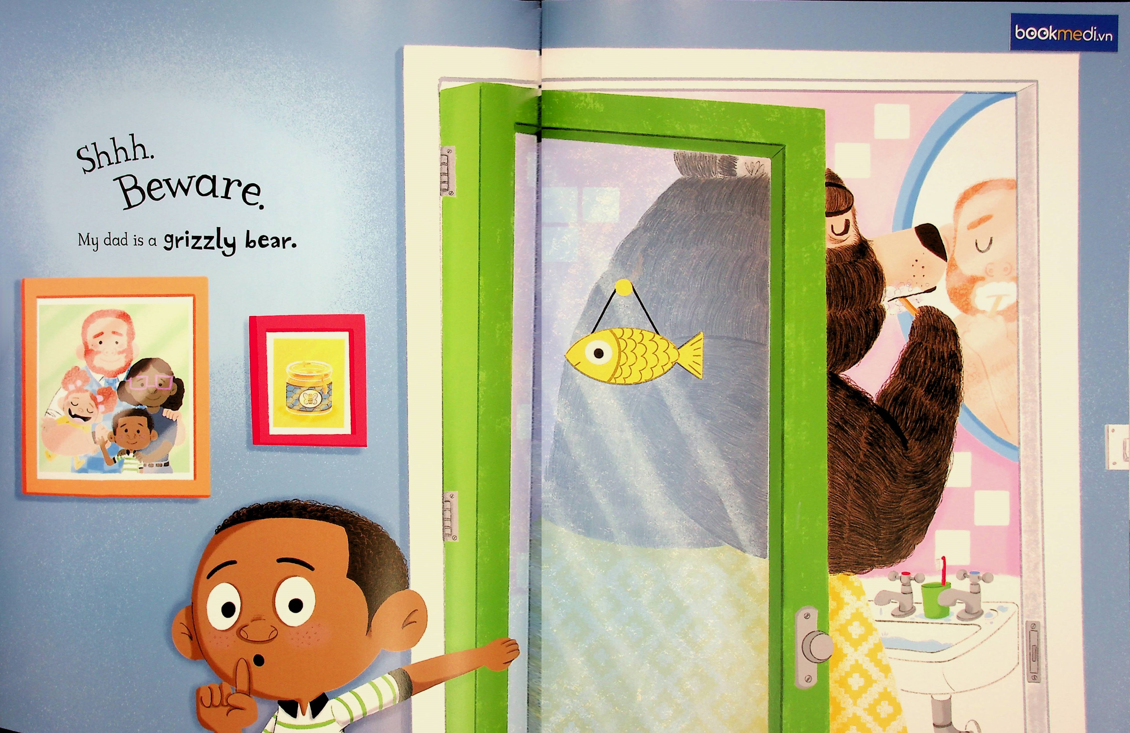 Truyện tiếng anh cho bé - My Dad Is A Grizzly Bear