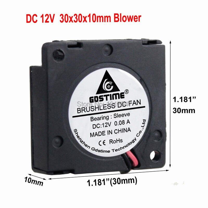 1 Bộ Quạt Tản Nhiệt Dc 12v 30cm 3010 3cm 30x10mm 2pin