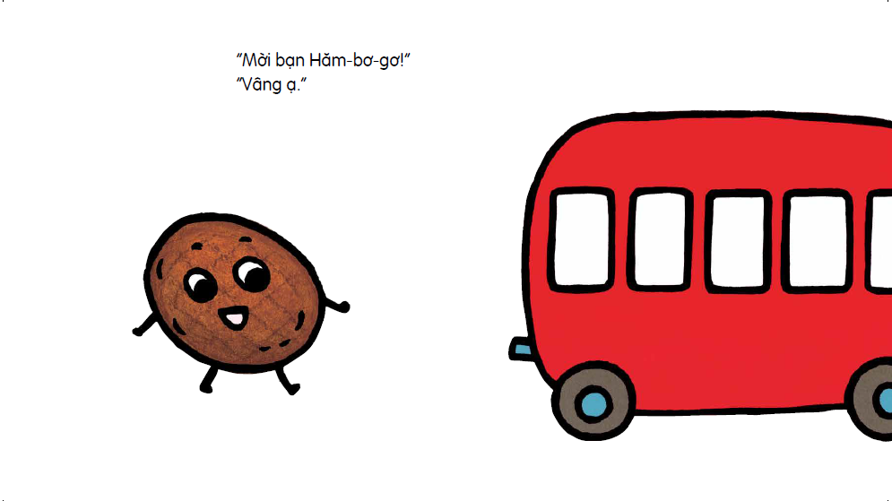 Truyện Tranh Ehon Nhật Bản - Xe Buýt Bento (Tái Bản 2023)
