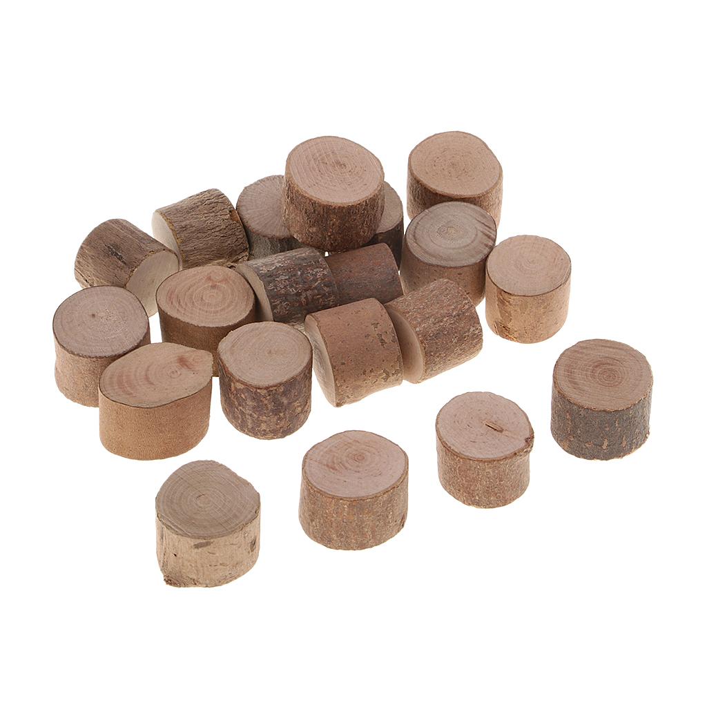 30 Chiếc Tự Nhiên Chưa Hoàn Thành Khối Gỗ Gỗ Hình Dạng Miếng Gỗ Gỗ DIY Thủ Công