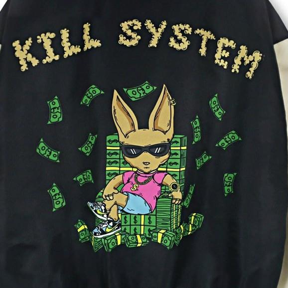 Áo Khoác Dù Nam Nữ Unisex - Áo Khoác Bomber SYSTEM Phối Tay