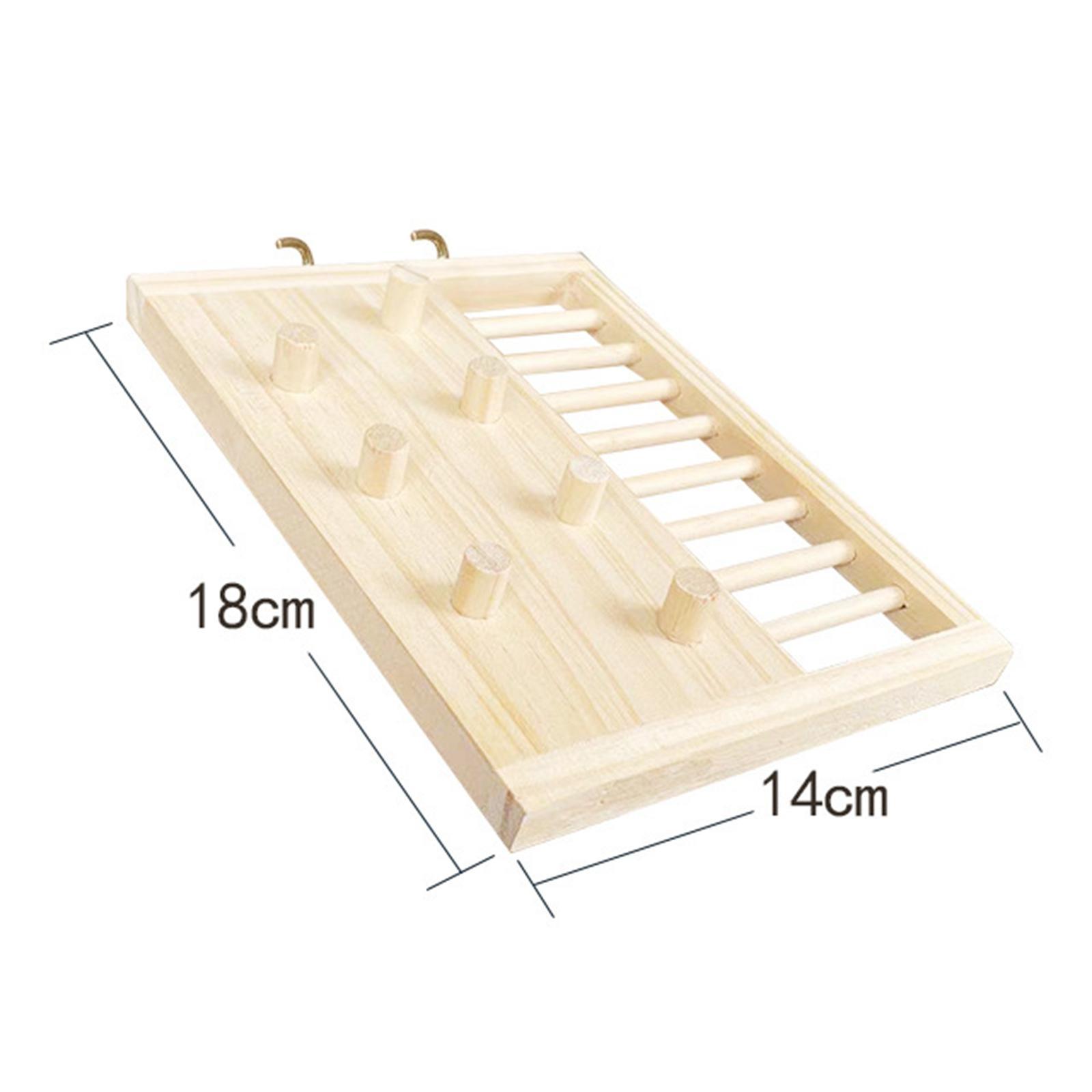 Parrot Hamster Climbing Ladder Hamster Bridge for Dwarf Hamster Mouse Gerbil