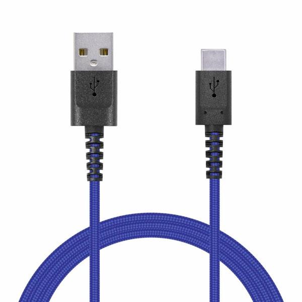 Cáp Type-C bọc nylon 1.2m ELECOM MPA-ACS12NBK - Hàng chính hãng