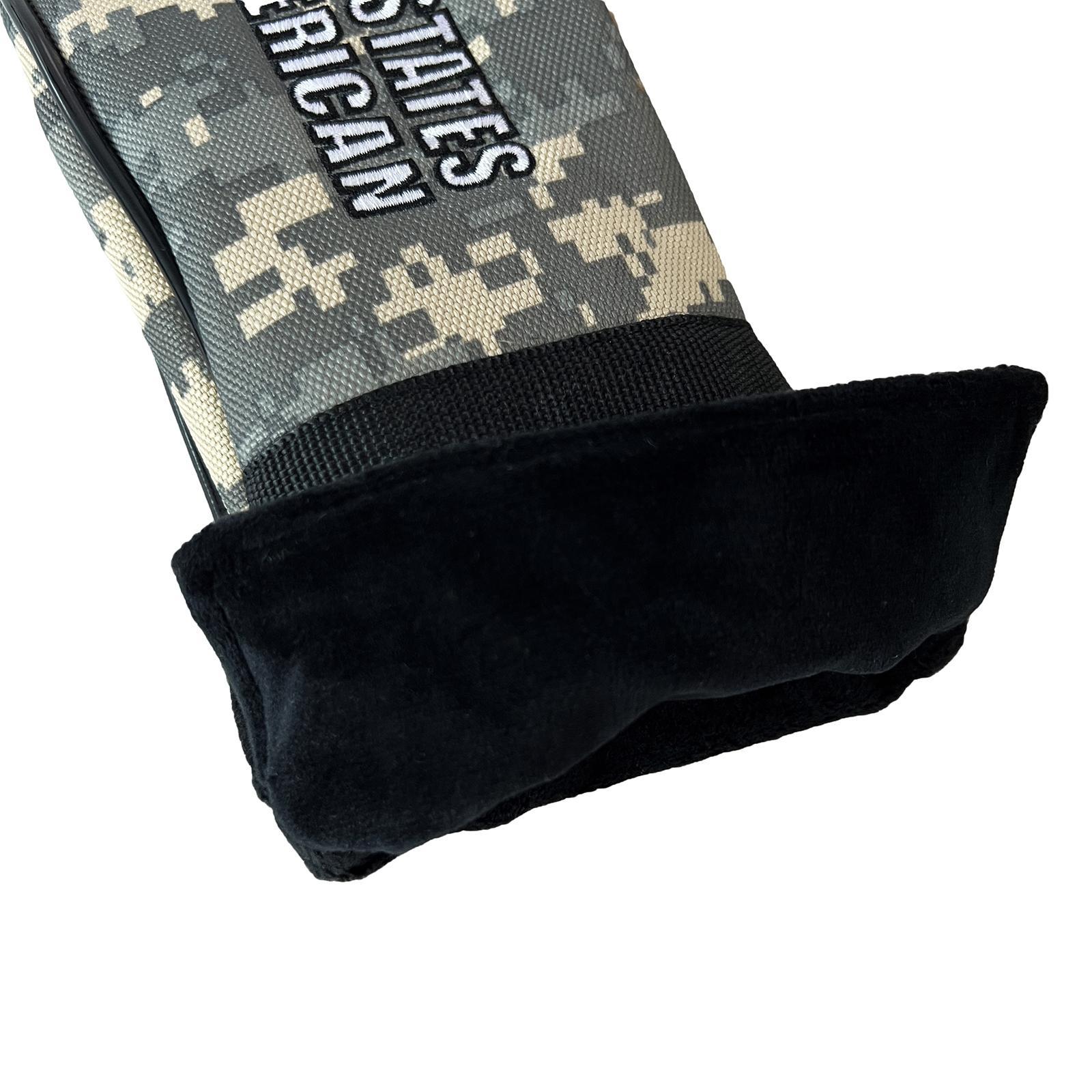 3 Pieces Golf Club Covers with No. Tags Water Resistant Golf Wood Headcover