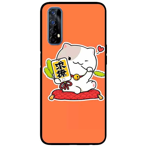 Ốp lưng dành cho Realme 7  mẫu Mèo Vui Vẻ
