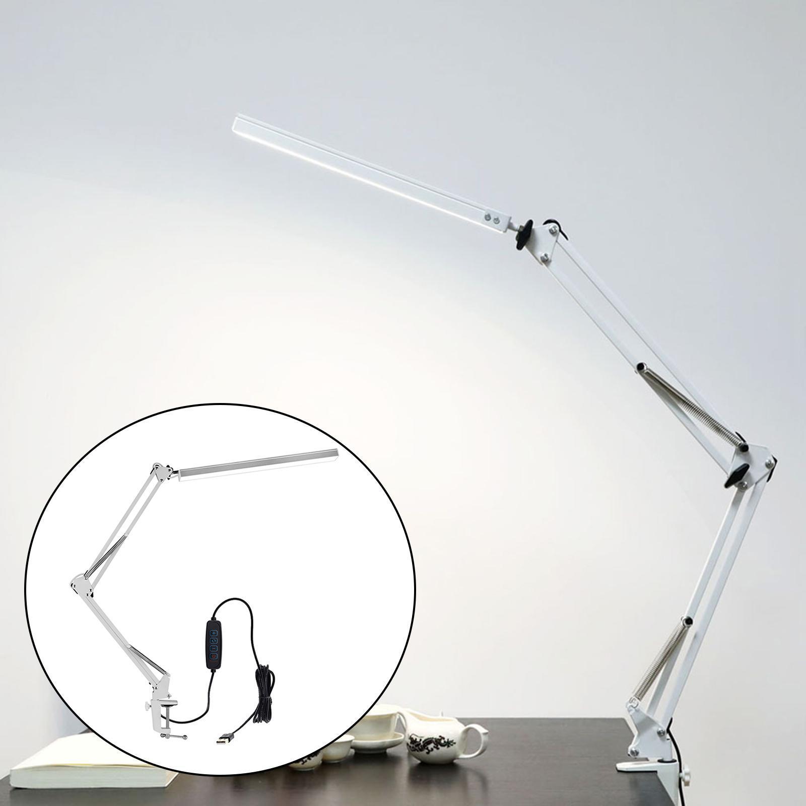 Collapsible LED Reading Lamp with Clip USB Powered Bedside