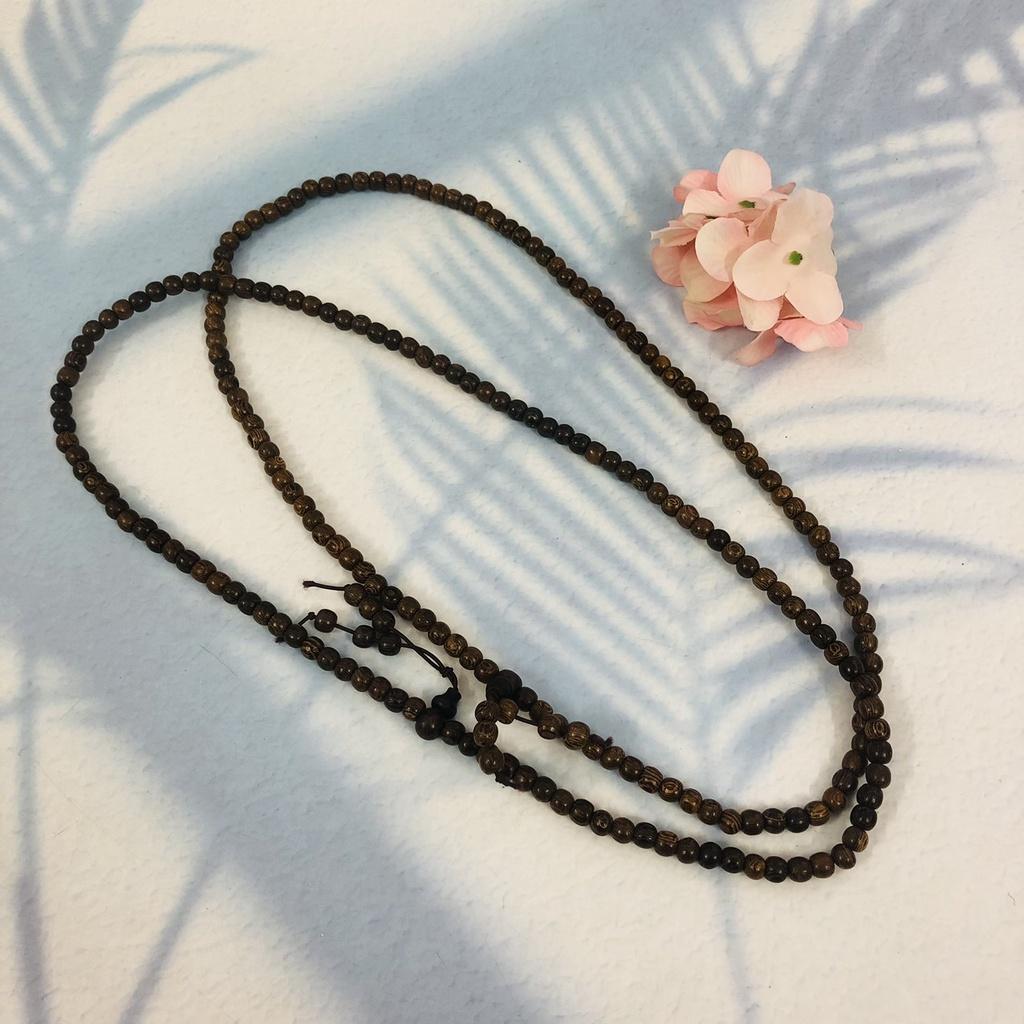 Chuỗi Vòng Hạt Gỗ Bách Xanh 30cm, Chuỗi Vòng Tay, Vòng Cổ, Phụ Kiện Trang Sức Bắt Mắt