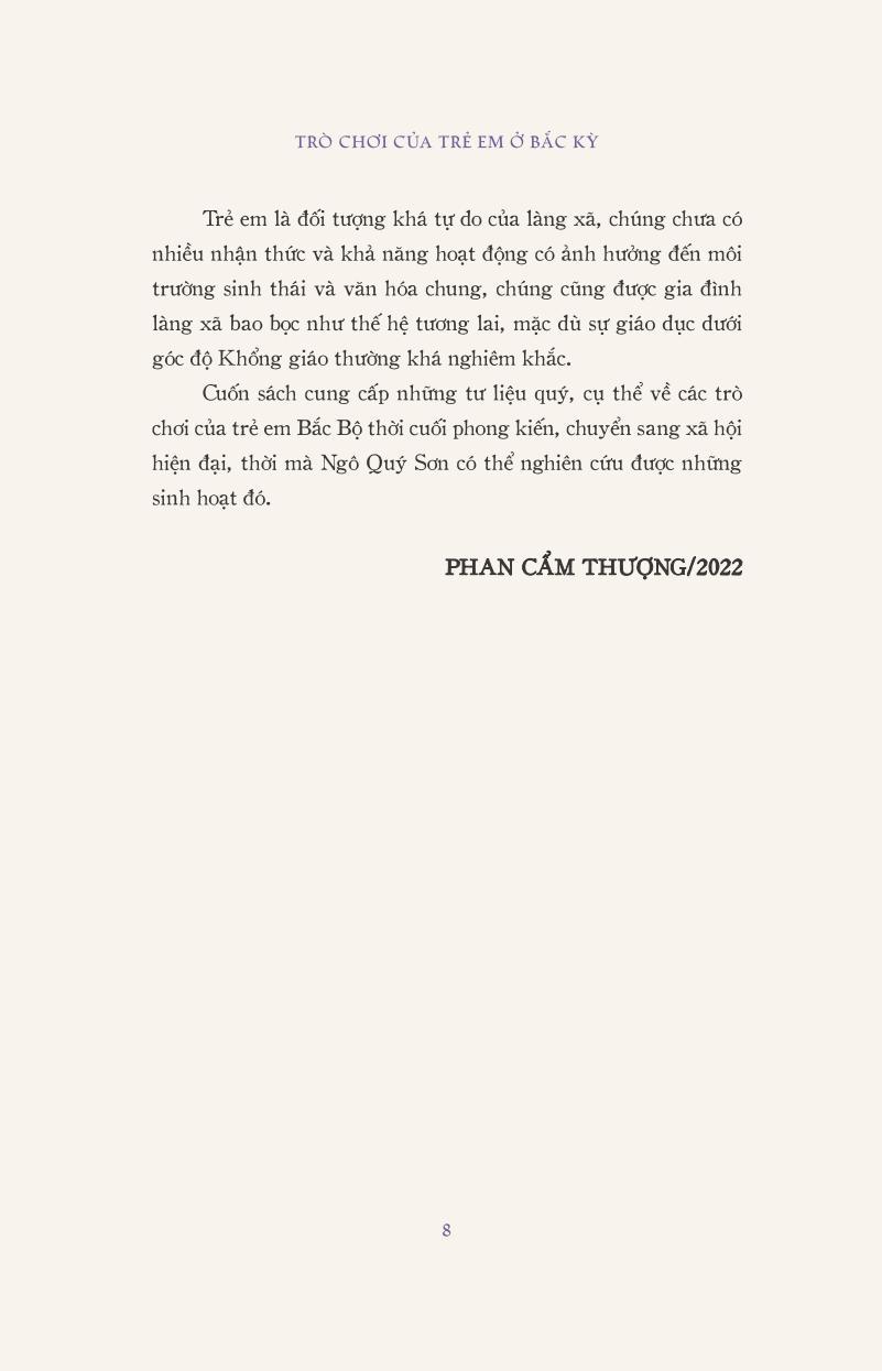 Trò Chơi Của Trẻ Em Ở Bắc Kỳ